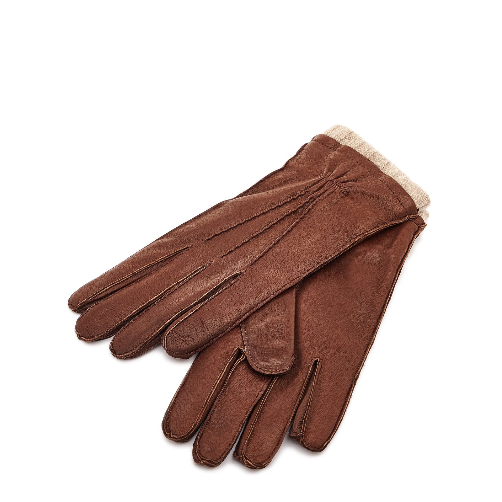 Il Bisonte Gloves Guanti Da Uomo In Pelle Colore Marrone