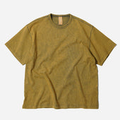 OG VINTAGE DYEING HALF TEE - OLIVE