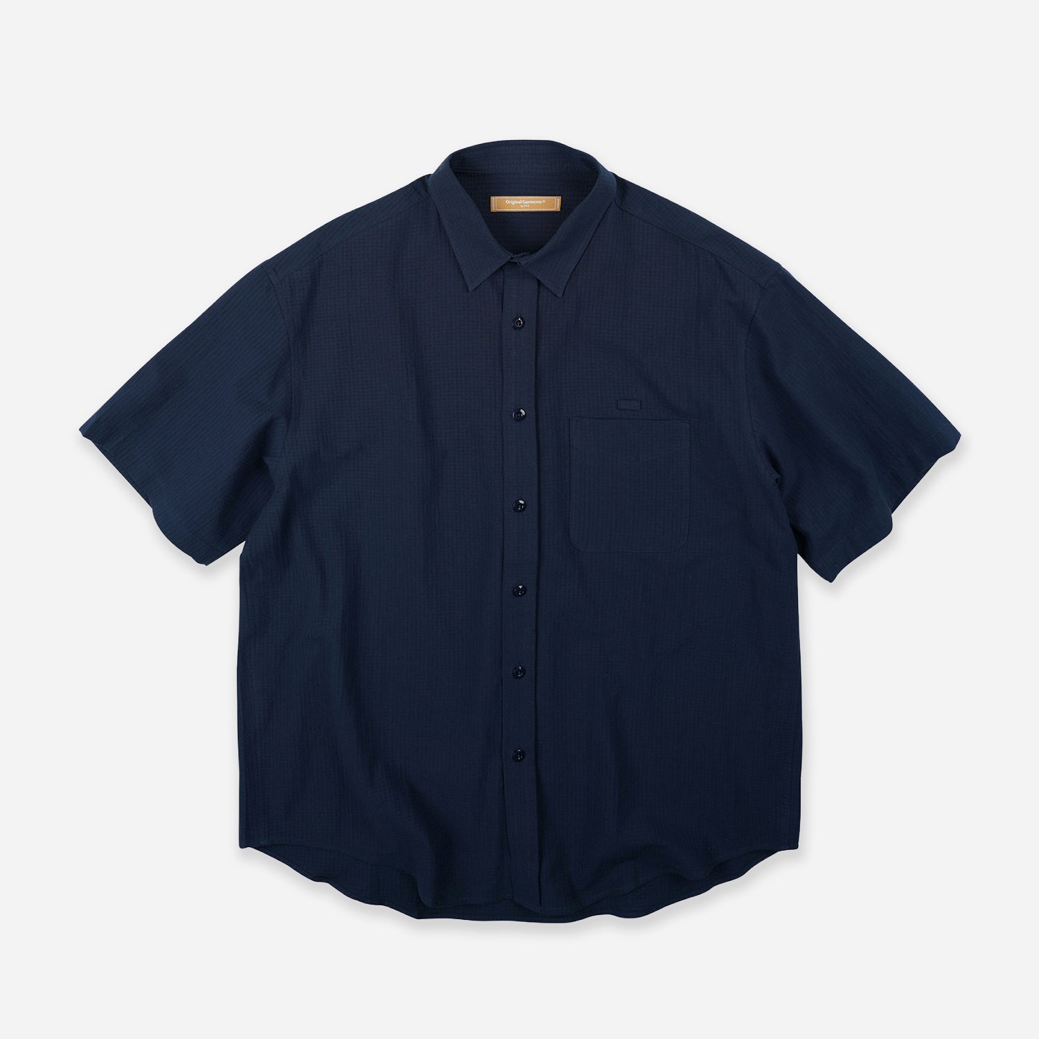 Og Dobby Weave Seersucker Half Shirt