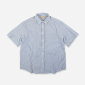 OG STRIPE SEERSUCKER HALF SHIRT - BLUE