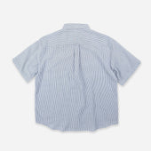 Og Stripe Seersucker Half Shirt