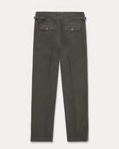 Oklahoma Pantaloni In Canvas Di Cotone Rovesciato