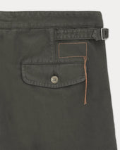 Oklahoma Pantaloni In Canvas Di Cotone Rovesciato