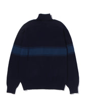Ombre Stripe High Neck