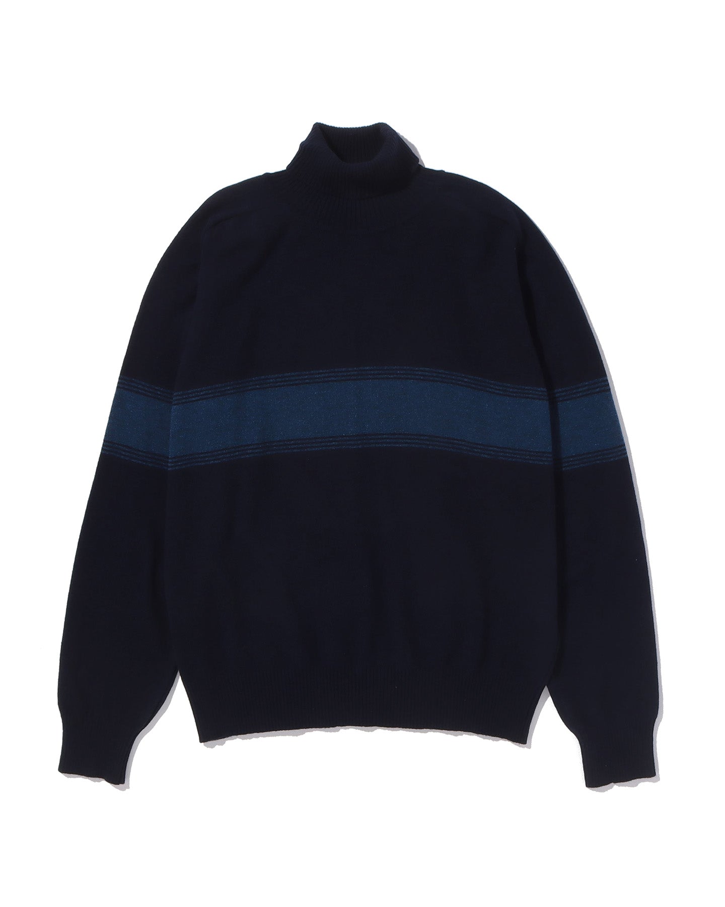 Ombre Stripe High Neck