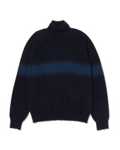 Ombre Stripe High Neck