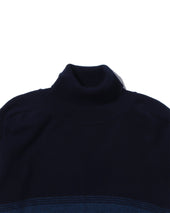 Ombre Stripe High Neck