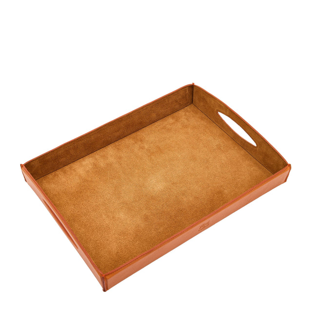 Home | Vassoio / svuota tasche colore caramello