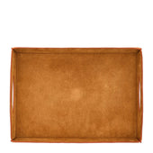 Home Vassoio Svuota Tasche In Pelle Colore Caramello