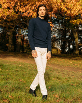 Superfine Lambswool Mock Neck In