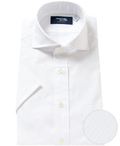 Short Sleeve Shirt - Cutaway Dobby