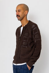 Open Knit Bomber