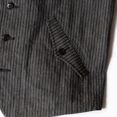 Indigo Dobby Gilet【OR-4326】