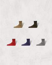 Organic Ribbed Socks Short Length 4th Collection