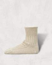 Organic Ribbed Socks Short Length