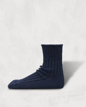 Organic Ribbed Socks Short Length