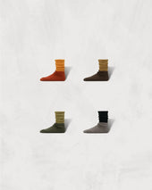 Organic Cotton Ribbed Washable Wool Socks