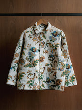 Ormiston Jacket in Ecru Floral Jacquard