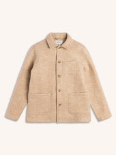 Ormiston Jacket in Oat Wool Herringbone