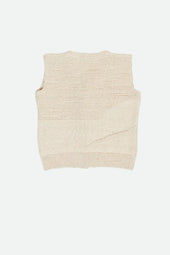 Ecru Knitted Vest