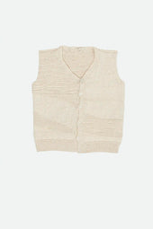 Ecru Knitted Vest