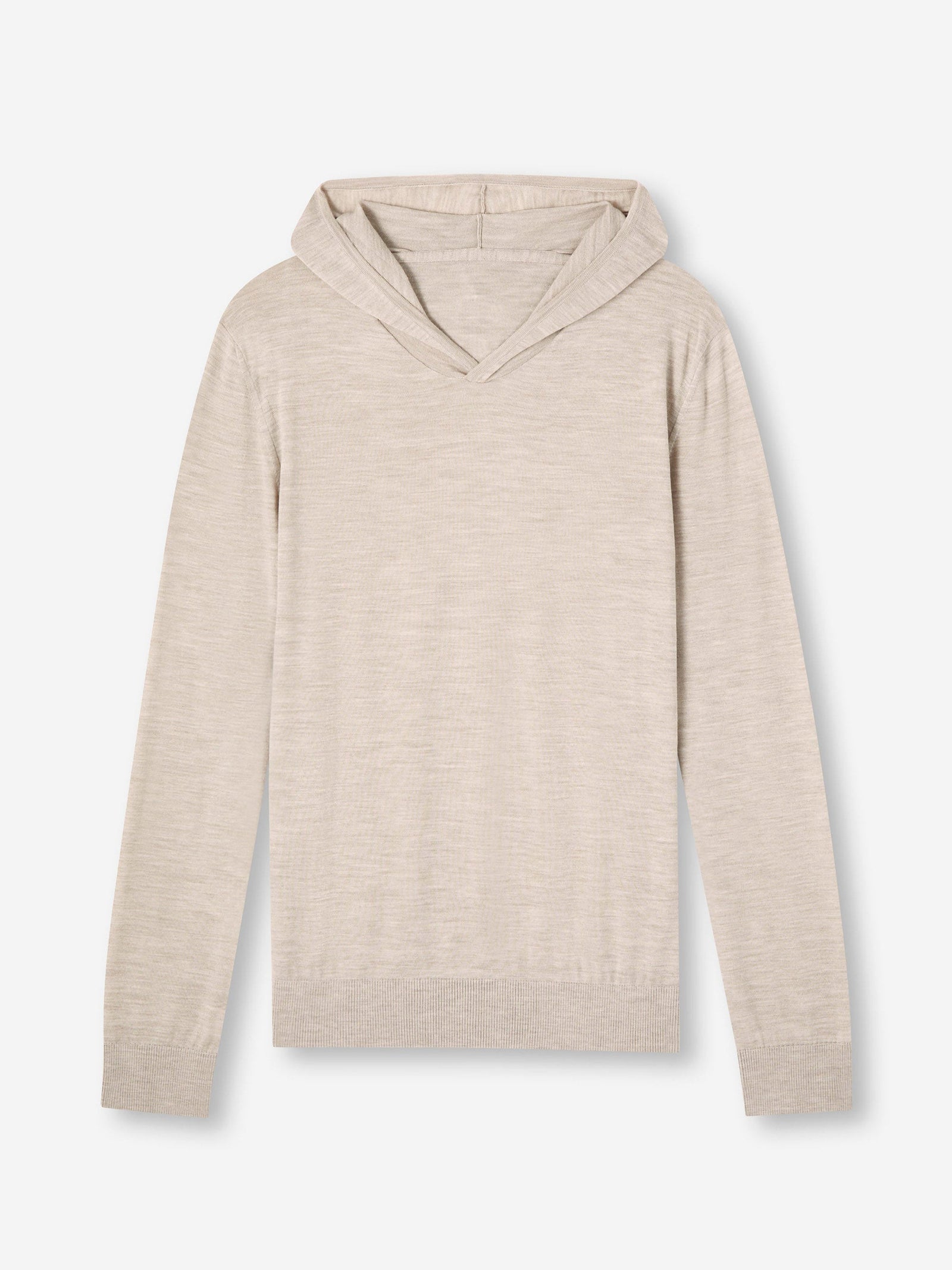 Men S Pullover Hoodie Orson Merino Wool Oat