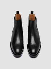 ORTEGA 003 - Black Leather Chelsea Boots
