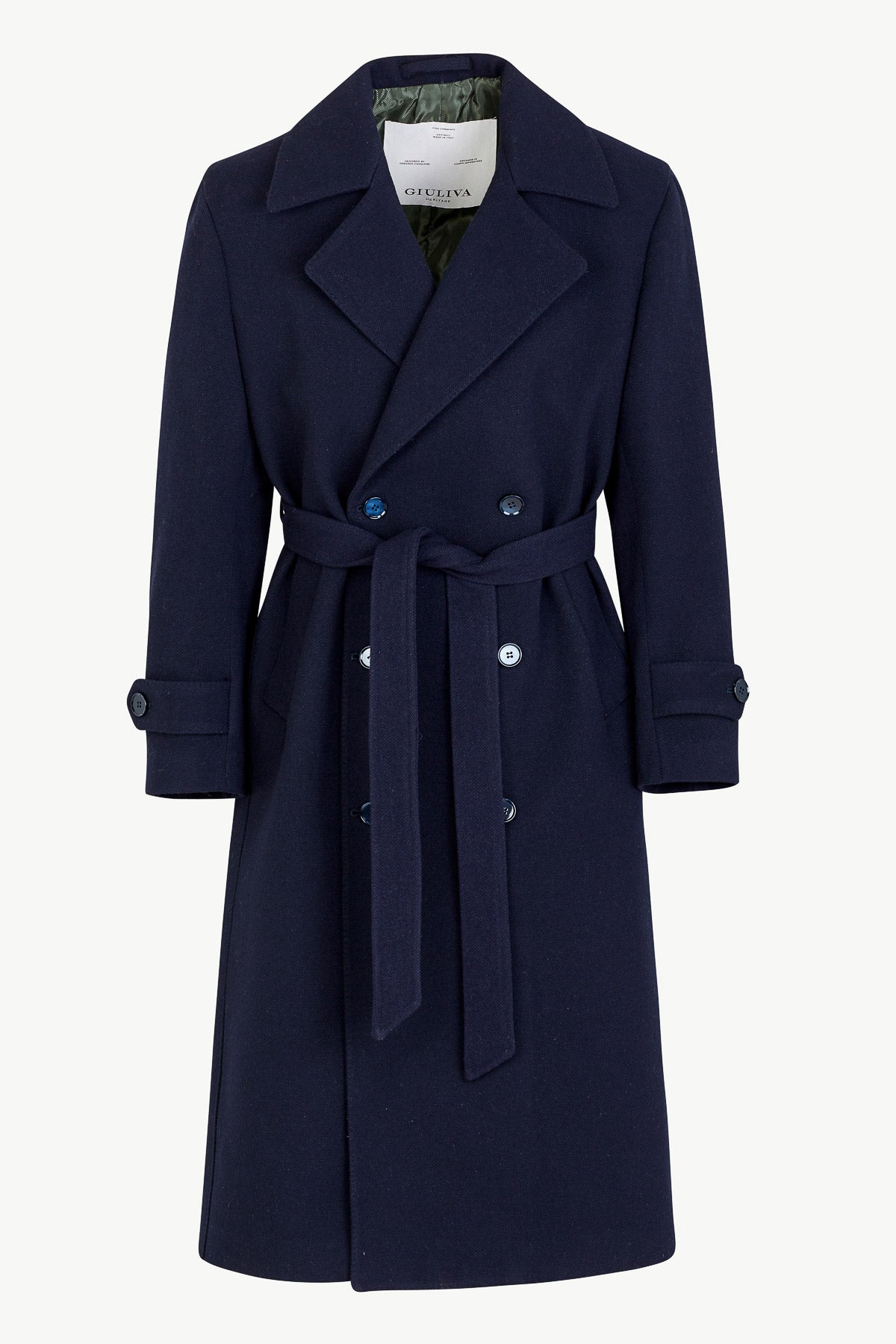 Jacques Trench Coat In Virgin Wool