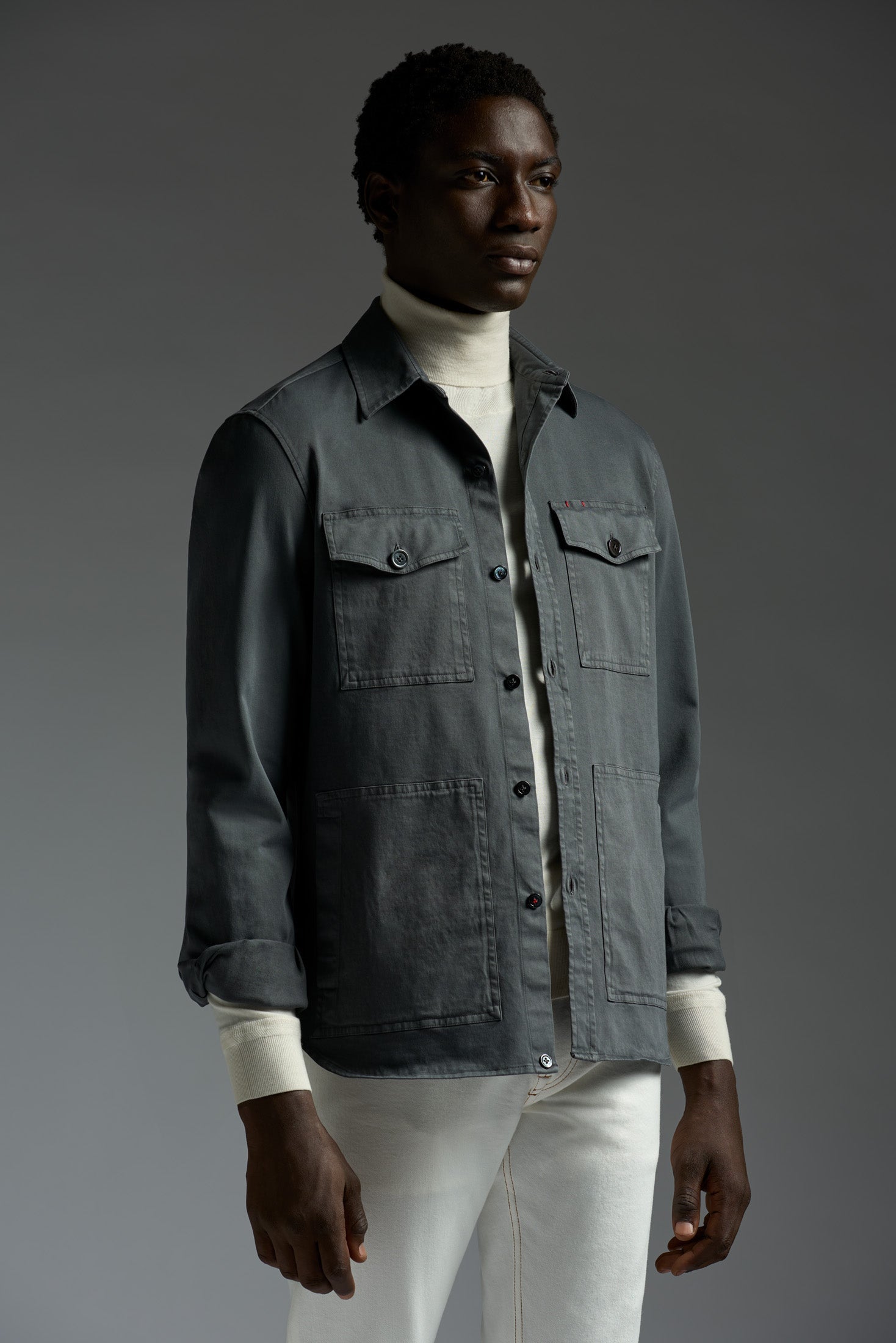 The Overshirt SOLID COMFORT COTTON CASHMERE