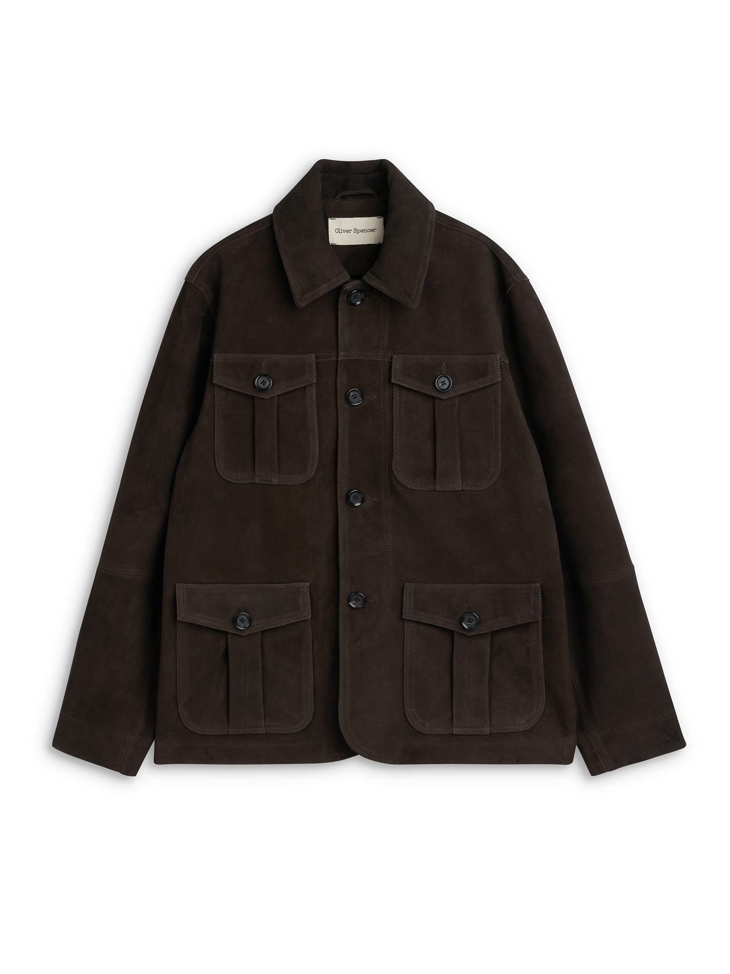 Shawcross Jacket Suede Brown