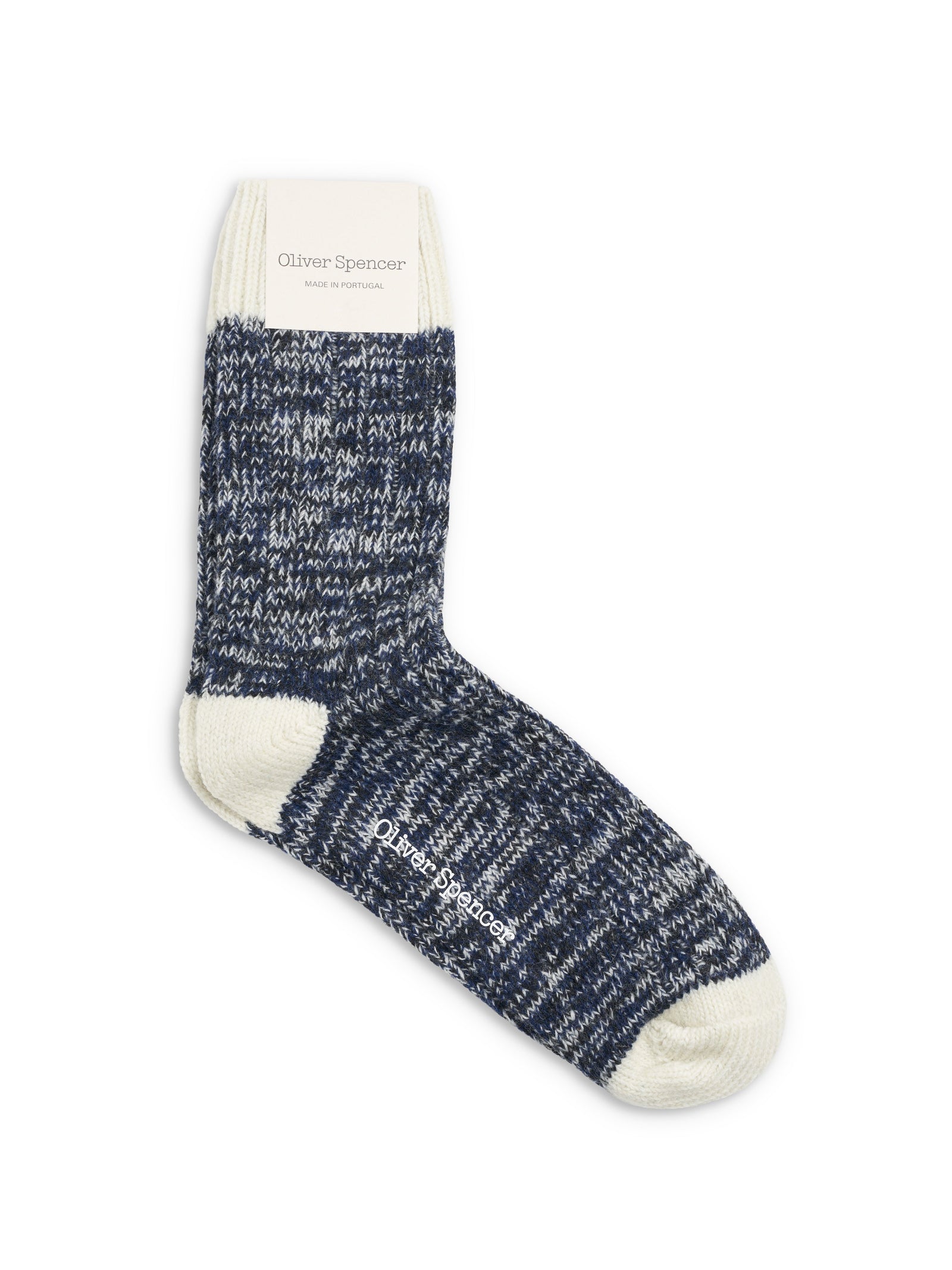 Edmund Socks Finn Cobalt Blue