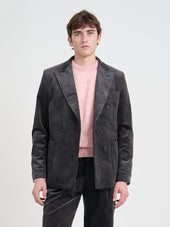 Deakin Cord Grey Double Breasted Suit