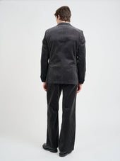 Deakin Cord Grey Double Breasted Suit