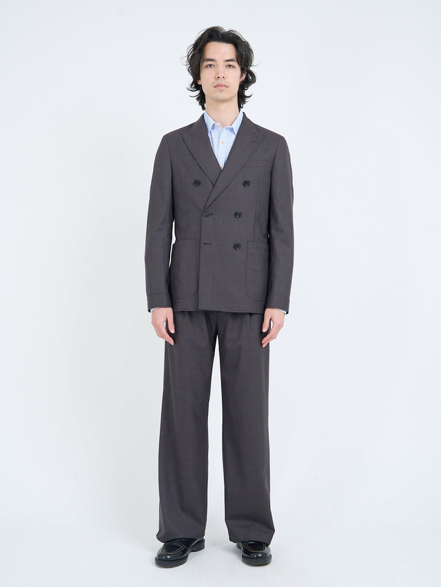 Miro Brown Double Breasted Suit
