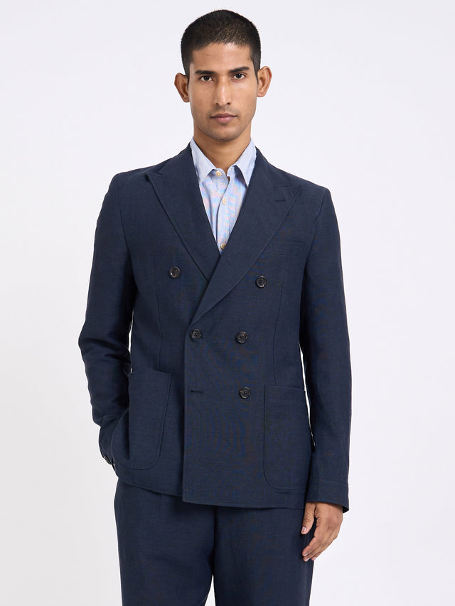 Double Breasted Jacket Silman Navy