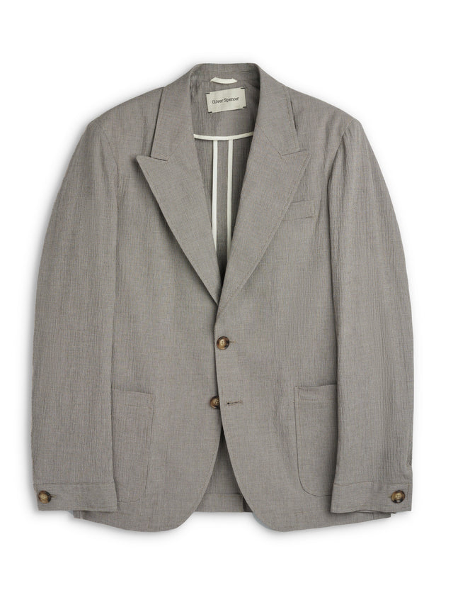 Finsbury Jacket Jensen Brown/White
