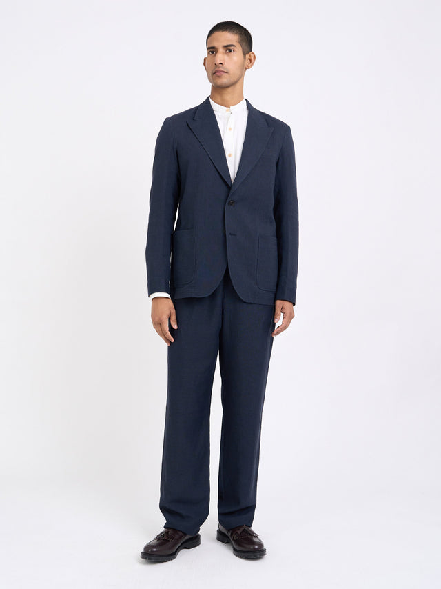 Silman Navy Finsbury Suit