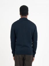 Roxwell Knitted Jacket Freeman Navy