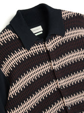 Roxwell Knitted Jacket Freeman Navy