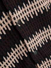 Roxwell Knitted Jacket Freeman Navy