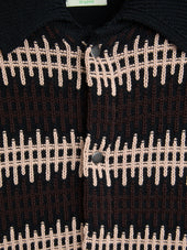 Roxwell Knitted Jacket Freeman Navy