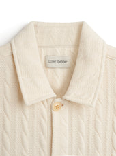 Ashby Short Sleeve Jersey Shirt Weaver Cream