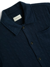 Ashby Short Sleeve Jersey Shirt Weaver Navy