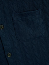 Ashby Short Sleeve Jersey Shirt Weaver Navy