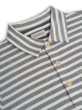 Mersey Polo Shirt Holmes Cream/Navy