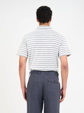 Mersey Polo Shirt Holmes Cream/Navy