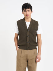 Dewsbury V Neck Penrose Brown