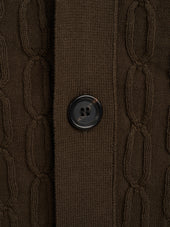 Dewsbury V Neck Penrose Brown