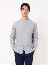 Grandad Shirt Brimham Blue