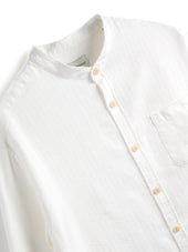 Grandad Shirt Lennon Cream